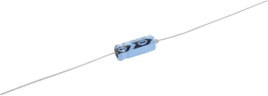 Elektrolit kondenzátor, axiális, fekvő, 47 µF 16 V/DC 20 % Ø 6 x 13 mm