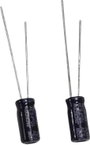 Szubminiatűr elektrolit kondenzátor, radiális, álló, RM 2,5 mm 22 µF 63 V 20 % Ø 6,3 x 11 mm bélyegkép