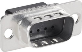 D-SUB tűs kapocsléc 180 ° pólusszám: 9 TE Connectivity 167292-1 1 db