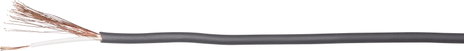 NF hangkábel 1 x 0,22 mm² Fekete méteráru BKL Electronic 1509008