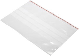 Simítózáras tasak 300 mm x 200 mm, átlátszó