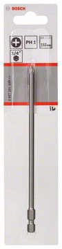 Bosch Csavarozó bit extrakemény, PH 1, 152 mm 2607001539 PH 1 hossz 152 mm 2. bélyegkép