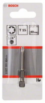 Csavarozó bit extrakemény, T15, 49 mm Bosch 2607001634 T 15 hossz:49 mm 2. bélyegkép