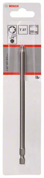 Csavarozó bit extrakemény, T27, 152 mm Bosch 2607001672 T 27 hossz:152 mm 2. kép