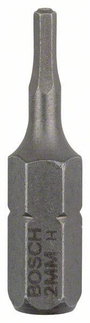 Csavarozó bit extrakemény, HEX 2, 25 mm Bosch 2607001718 2.0 mm hossz:25 mm bélyegkép