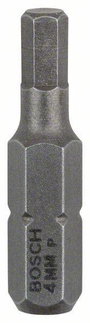 Csavarozó bit extrakemény, HEX 4, 25 mm Bosch 2607001724 4.0 mm hossz:25 mm bélyegkép