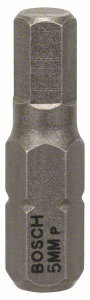 Csavarozó bit extrakemény, HEX 5, 25 mm Bosch 2607001726 5.0 mm hossz:25 mm bélyegkép