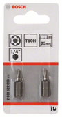 Security-Torx®-Csavarozó bit extrakemény, T10H, 25 mm Bosch 2608522009 TR 10 hossz:25 mm 2. bélyegkép