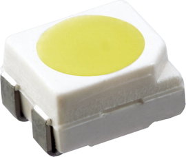 SMD LED PLCC4 Élénk piros 900 mcd 120 ° 50 mA 2.15 V OSRAM LS E6SF