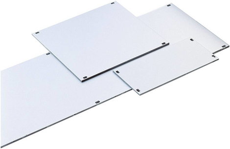 3 HE előlap Alumínium (Sz x Ma) 81 mm x 128.4 mm Ezüst (matt, eloxált)