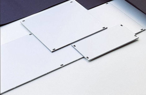 3 HE előlap Alumínium (Sz x Ma) 81 mm x 128.4 mm Ezüst (matt, eloxált) 2. kép