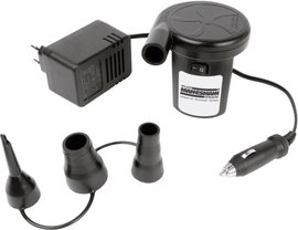 Gumimatrac pumpa 12V/230V szivargyújtós, Mannesmann