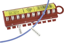 Kábeljelölő utántöltő tekercs Scotchcode™ 9-es számjegy 80-6114-2802-2 Fehér, Fekete 3M Tartalom: 3 