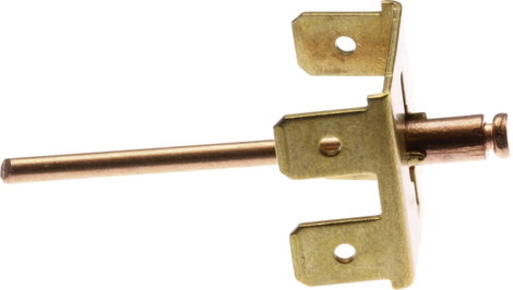 Földcsatlakozó, 6,3 mm / 0,8 mm 180° szigeteletlen, fémes PB Fastener RIV 463 2. kép
