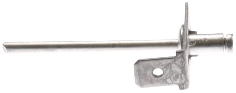 Földcsatlakozó, 6,3 mm / 0,8 mm 180° szigeteletlen, fémes PB Fastener RIV 463 4. kép