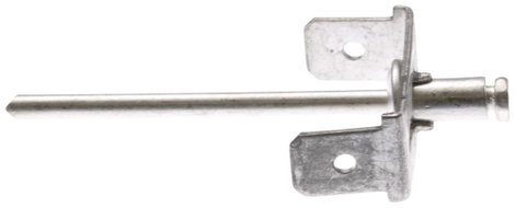 Földcsatlakozó, 6,3 mm / 0,8 mm 180° szigeteletlen, fémes PB Fastener RIV 463 5. kép