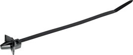 Benyomó-tartó kábelkötegelő 135 x 4,6 mm, fekete, 1 db, HellermannTyton 126-02204 T50SSL5-HS-BK-D1