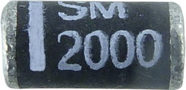 Schottky dióda Diotec SMS160 Ház típus DO-213AB/Melf I(F) 1 A Gátfesz. 60 V