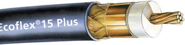 Koaxiális kábel 15 Plus Ecoflex® Ecoflex 15 Plus > 90 dB Fekete méteráru SSB