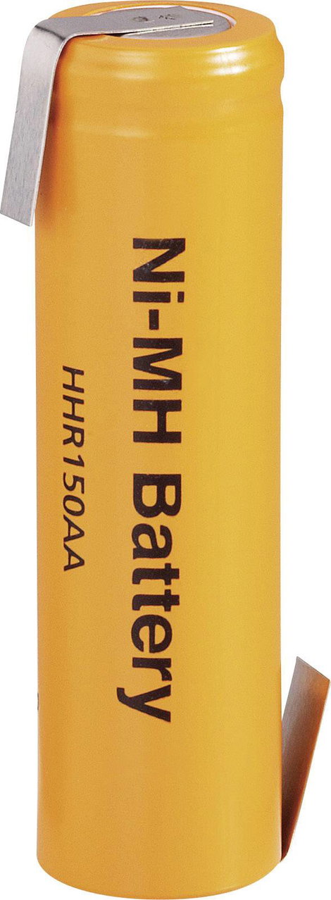 1.2 V 1500 mAh (Ø x Ma) 15 mm x 50 mm