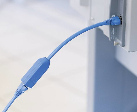 RJ45 Hálózat CAT 7 [1x RJ45 dugó - 1x RJ45 alj] 0.20 m Kék Telegärtner 3. kép