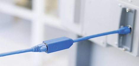RJ45 Hálózat CAT 7 [1x RJ45 dugó - 1x RJ45 alj] 0.20 m Kék Telegärtner 4. kép