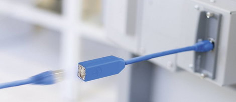 RJ45 Hálózat CAT 7 [1x RJ45 dugó - 1x RJ45 alj] 0.20 m Kék Telegärtner 5. kép