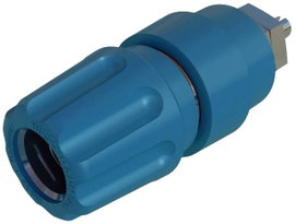 Póluscsipesz 63 A, kék, 4 mm, M6 SKS Hirschmann 930136102