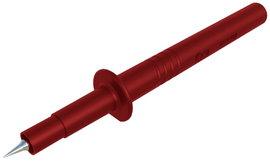 Mérőhegy, mérőtüske, 4mm-es banándugó aljzattal, 1000V-ig szigetelt, piros SKS Hirschmann PRUEF 2700
