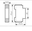 Érintkezőelem 230 V/AC BACO BA0172065 1 db 2. kép