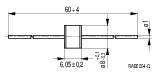 Epcos túlfeszültség levezető, mini fém-kerámia, Ø8x6mm, 10kA, B88069X4880T102 N81-A90X 2. kép