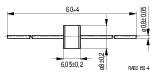 Epcos túlfeszültség levezető, standard fém-kerámia, Ø8x6mm, 5kA, B88069XF20T102 EC90X 2. kép