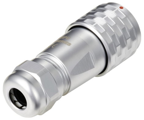Kerek dugaszolós csatlakozó, Push-Pull IP67 3 pól. dugó 13 A SF1210/P3 I Weipu 1 St. 2. kép