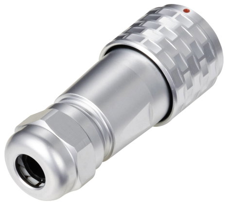 Kerek dugaszolós csatlakozó, Push-Pull IP67 4 pól. dugó 5 A SF1210/P4 I Weipu 1 St. 3. kép
