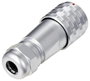 Kerek dugaszolós csatlakozó, Push-Pull IP67 4 pól. dugó 5 A SF1210/P4 I Weipu 1 St. 3. bélyegkép