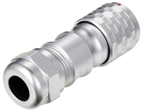 Kerek dugaszolós csatlakozó, Push-Pull IP67 5 pól. dugó 5 A SF1210/P5 II Weipu 1 St. 3. kép