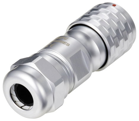 Kerek dugaszolós csatlakozó, Push-Pull IP67 9 pól. dugó 3 A SF1210/P9 II Weipu 1 St. 3. kép