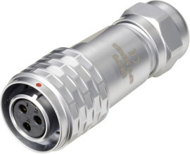 Kerek dugaszolós csatlakozó, Push-Pull IP67 3 pól. dugó 13 A SF1210/S3 I Weipu 1 St.