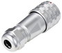 Kerek dugaszolós csatlakozó, Push-Pull IP67 4 pól. dugó 5 A SF1210/S4 I Weipu 1 St. 3. bélyegkép