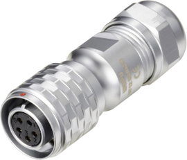 Kerek dugaszolós csatlakozó, Push-Pull IP67 5 pól. dugó 5 A SF1210/S5 II Weipu 1 St.