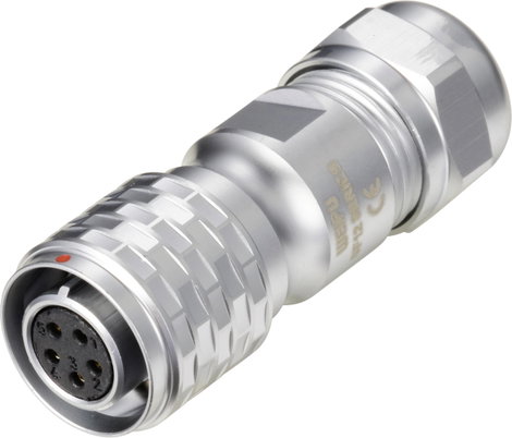 Kerek dugaszolós csatlakozó, Push-Pull IP67 5 pól. dugó 5 A SF1210/S5 II Weipu 1 St.