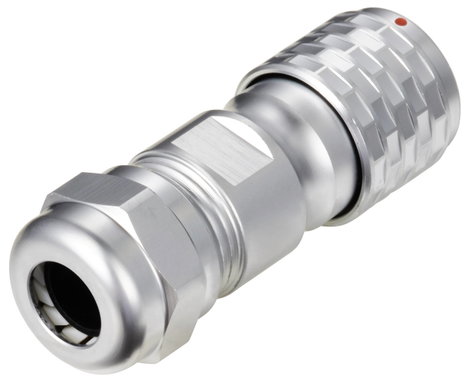Kerek dugaszolós csatlakozó, Push-Pull IP67 5 pól. dugó 5 A SF1210/S5 II Weipu 1 St. 3. kép