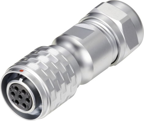 Kerek dugaszolós csatlakozó, Push-Pull IP67 7 pól. dugó 5 A SF1210/S7 II Weipu 1 St.