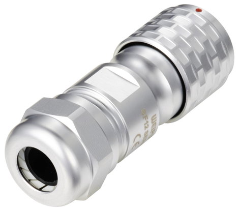 Kerek dugaszolós csatlakozó, Push-Pull IP67 7 pól. dugó 5 A SF1210/S7 II Weipu 1 St. 3. kép