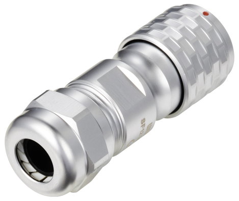 Kerek dugaszolós csatlakozó, Push-Pull IP67 9 pól. dugó 3 A SF1210/S9 II Weipu 1 St. 3. kép