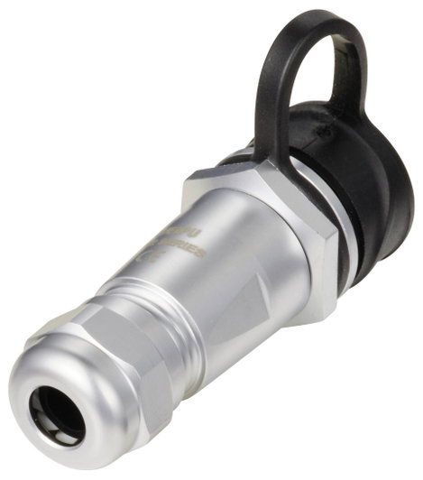 Kerek dugaszolós csatlakozó, Push-Pull IP67 2 pól. In-Line dugó 13 A SF1211/P2 I Weipu 1 St. 3. kép