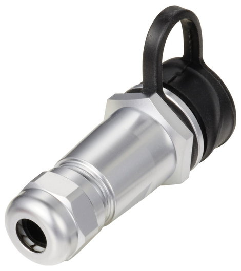 Kerek dugaszolós csatlakozó, Push-Pull IP67 4 pól. In-Line dugó 5 A SF1211/P4 I Weipu 1 St. 3. kép
