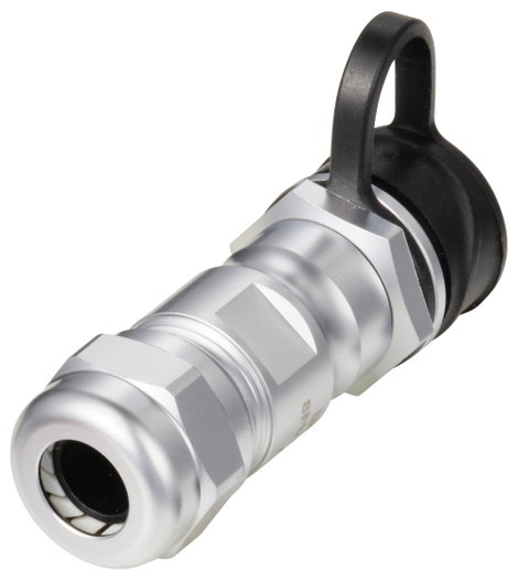 Kerek dugaszolós csatlakozó, Push-Pull IP67 5 pól. In-Line dugó 5 A SF1211/P5 II Weipu 1 St. 3. kép