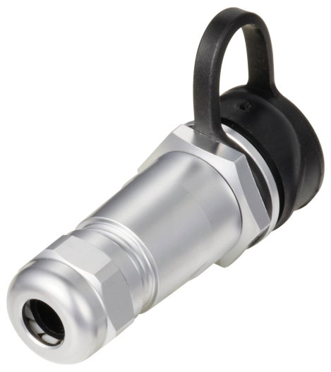 Kerek dugaszolós csatlakozó, Push-Pull IP67 4 pól. In-Line aljzat 5 A SF1211/S4 I Weipu 1 St. 3. kép