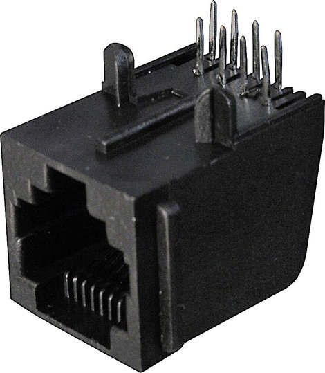 RJ45 beépíthető csatlakozó aljzat, 8P8C, vízszintes, ASSMANN WSW A-20042